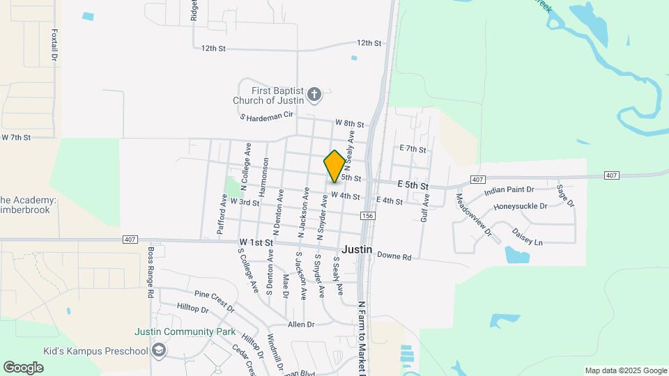 208 W. Fourth St. Mapa y Detalles de la Ubicación