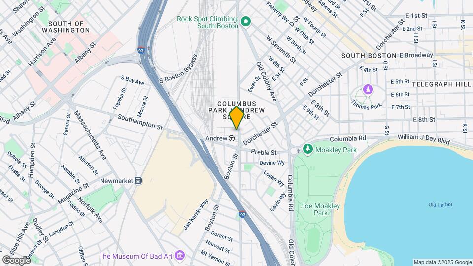 553 Dorchester Ave Map and Location Details