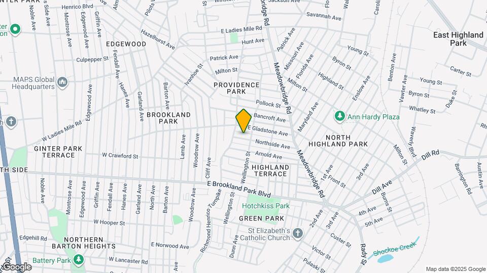 518 Northside Ave Map and Location Details