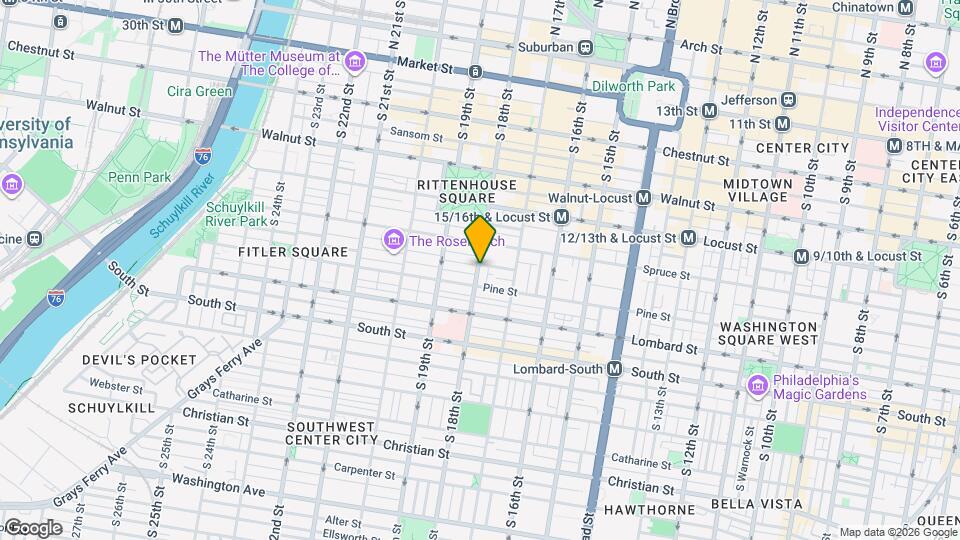 325 S 18th St Map and Location Details