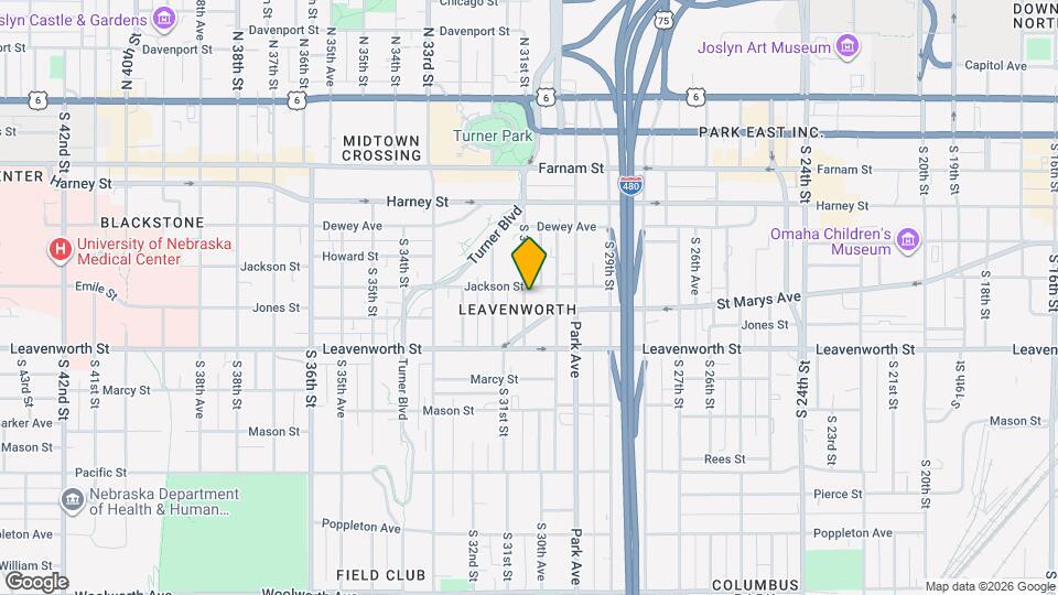 605 S 31st St, Unit University Four Map and Location Details