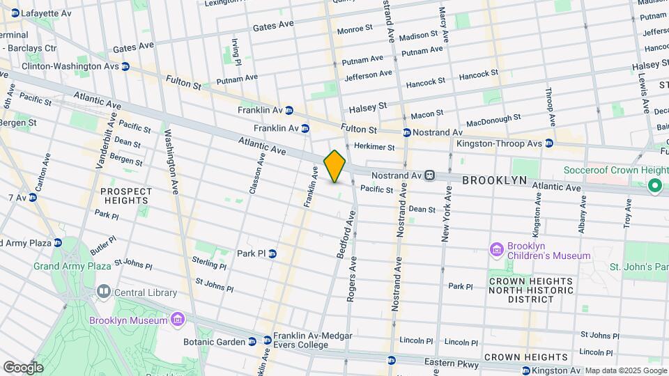 1152 Pacific St Map and Location Details