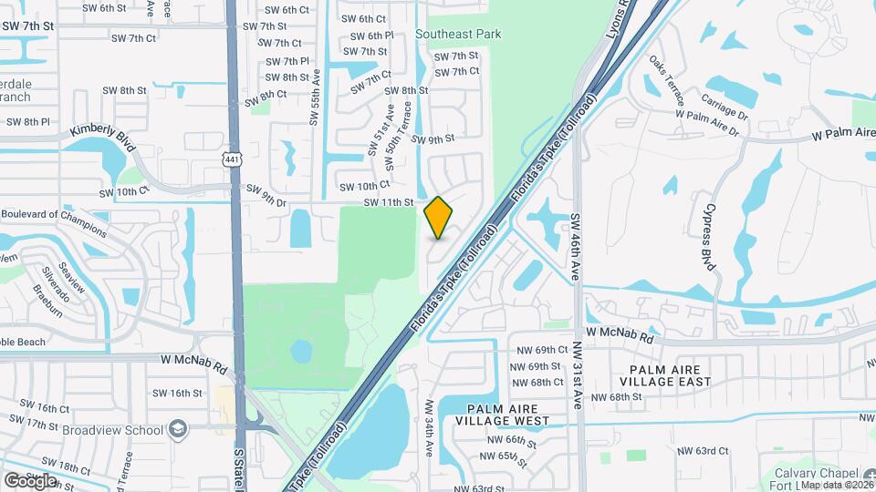 4977 SW 11th Pl Map and Location Details