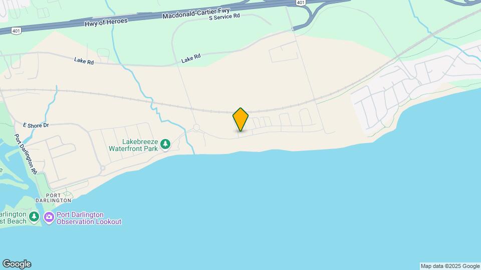 555 Port Darlington Rd Map and Location Details