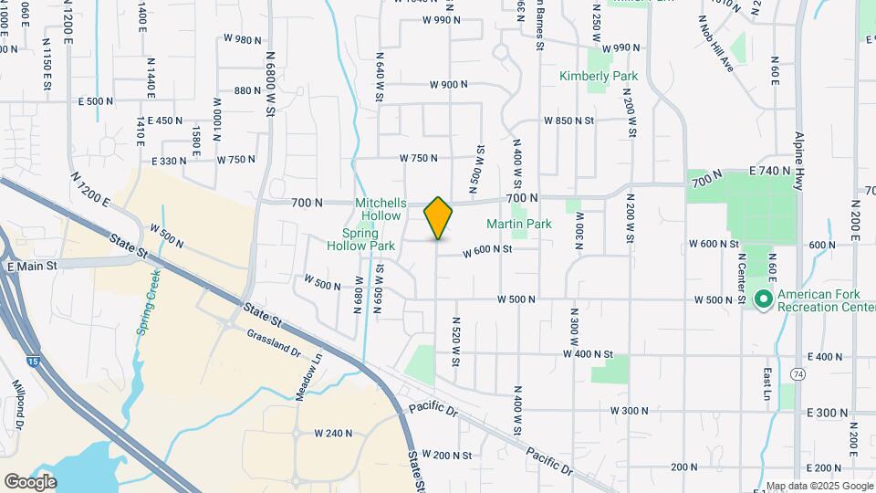 896 N 560 W St Map and Location Details