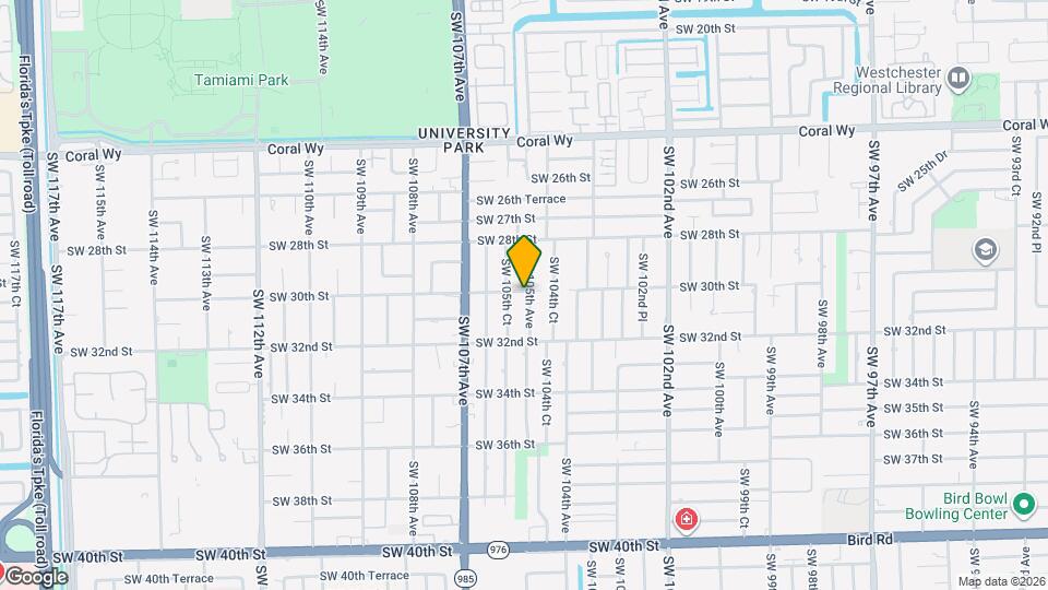 10500 SW 30th St Map and Location Details