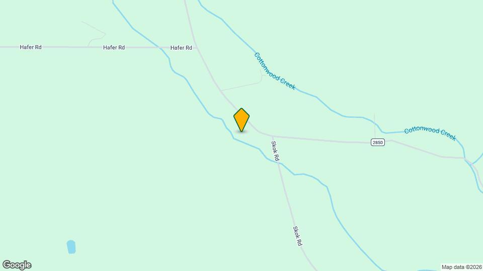 2886 Cottonwood Creek Rd Map and Location Details