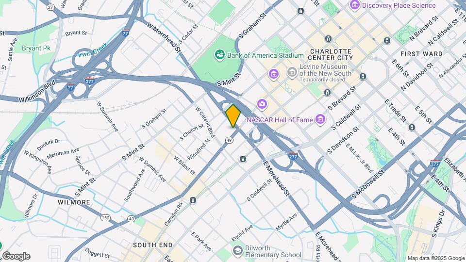 101 W Morehead St Mapa y Detalles de la Ubicación