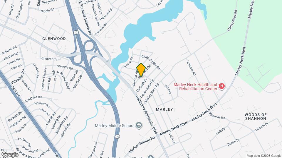 14 Highland Rd Map and Location Details