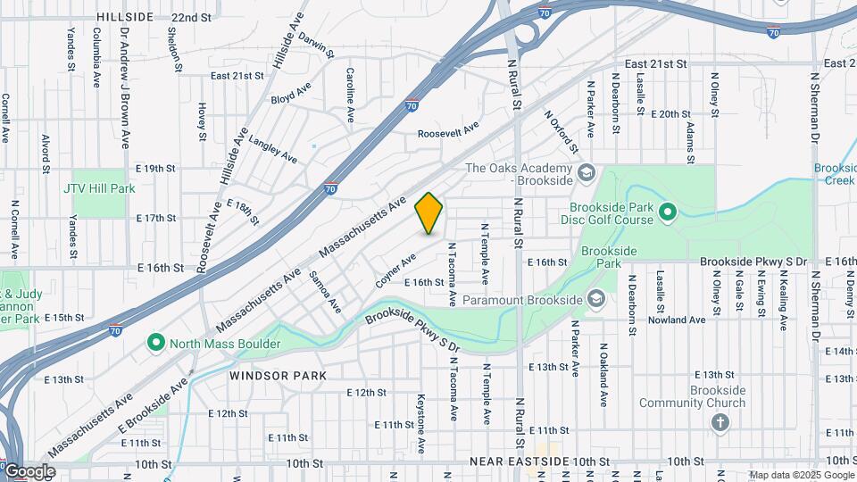 2422 Coyner Ave Map and Location Details