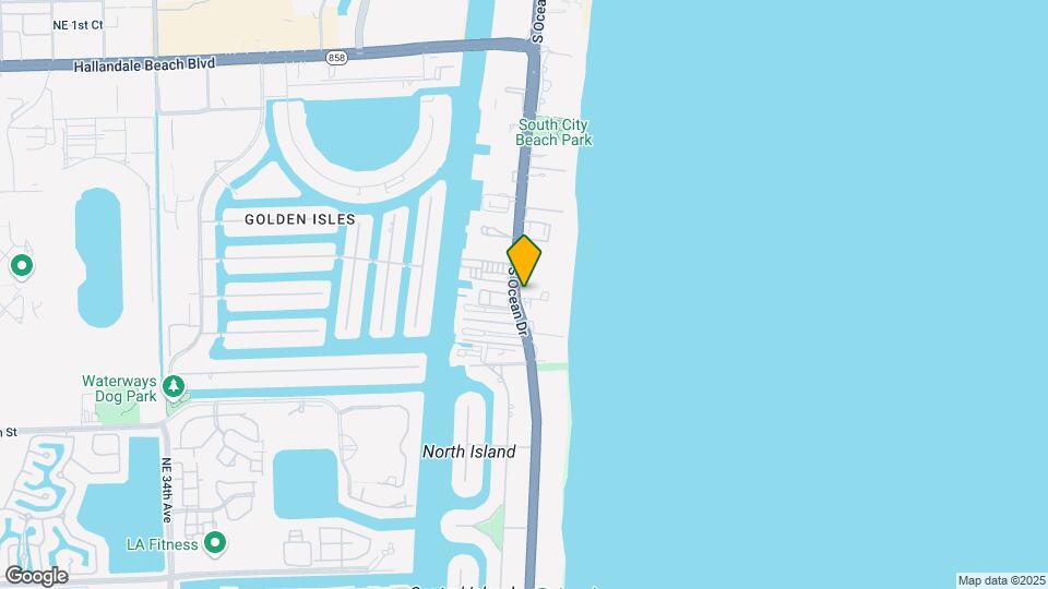 2069 S Ocean Dr, Unit #TH15 Mapa y Detalles de la Ubicación