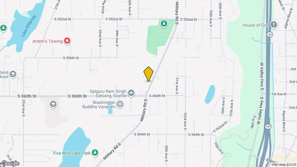 35821 Military Rd S Mapa y Detalles de la Ubicación
