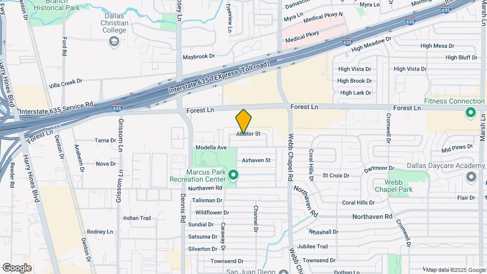 2946 Allister St Map and Location Details