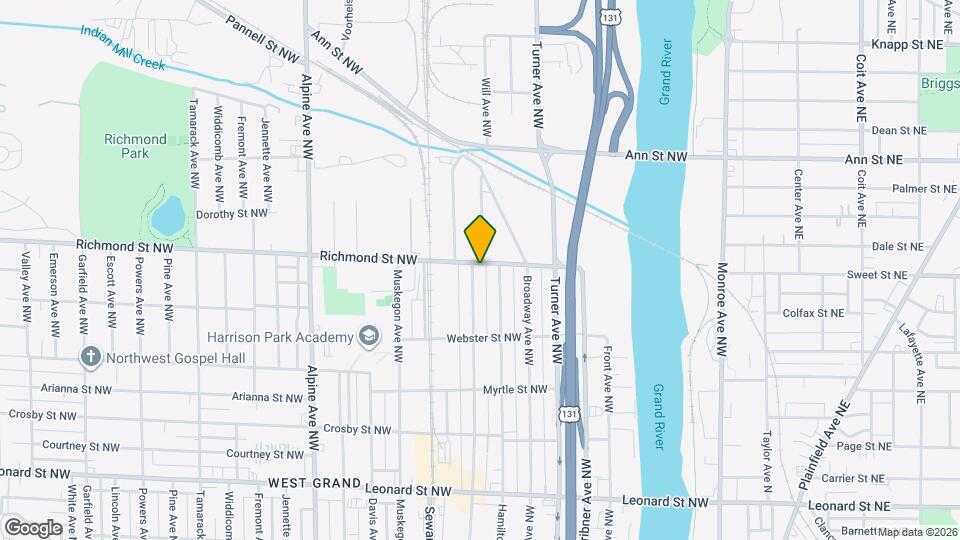 1572 Quarry Ave NW Map and Location Details