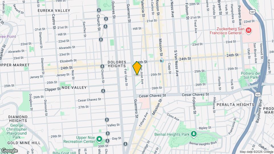 3643 25th St Map and Location Details