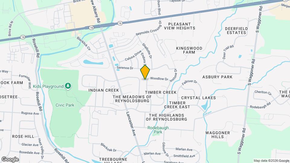 343 Timbercreek Rd Map and Location Details