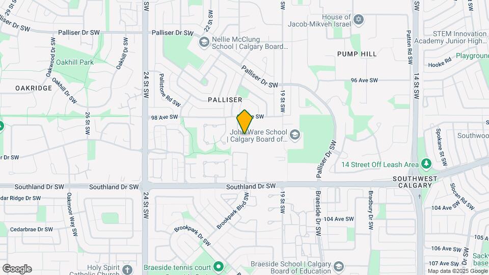 2121 98 Ave SW Map and Location Details