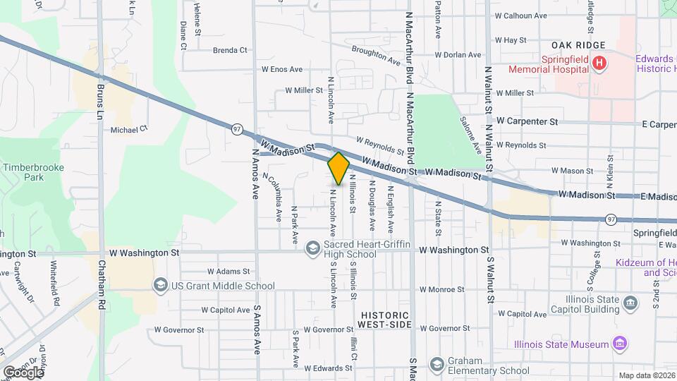 324 N Lincoln Ave Map and Location Details