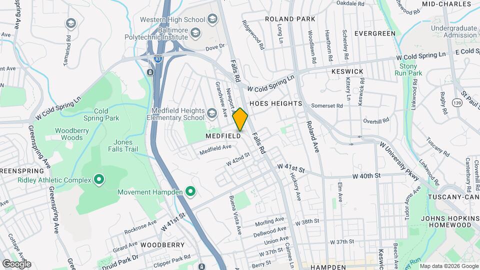 4227 Newport Ave Map and Location Details