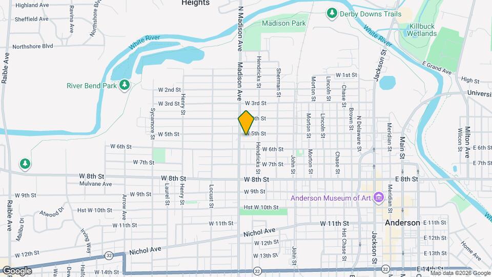 925 W 5th St, Unit 3 Map and Location Details