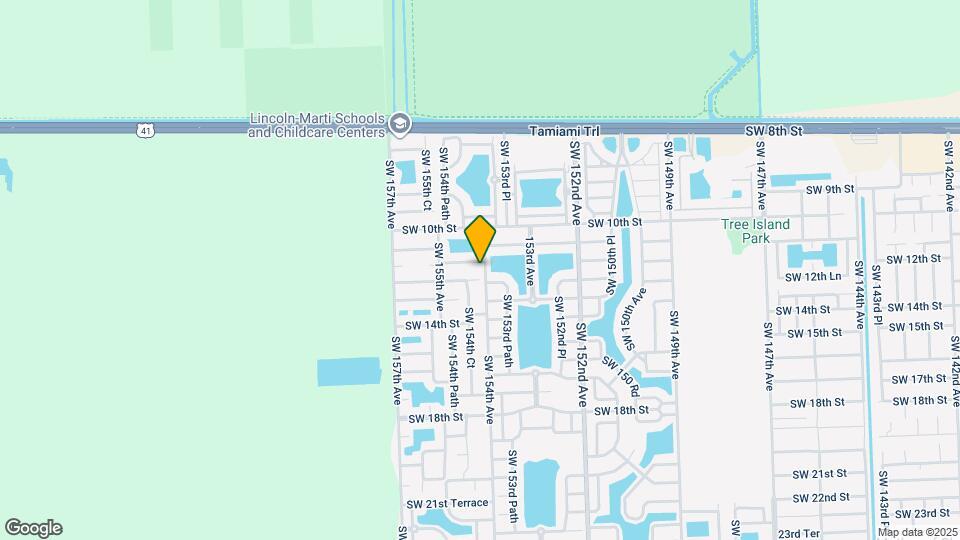 1150 SW 154th Ave Map and Location Details