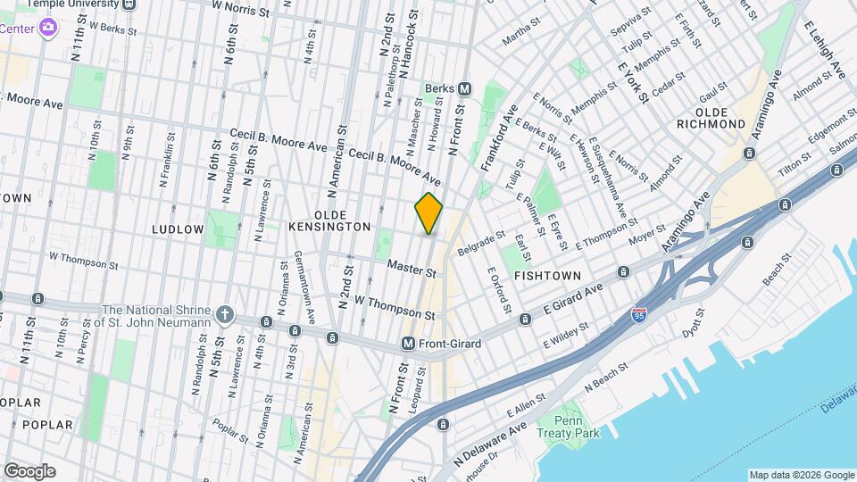 1440 N Front St Mapa y Detalles de la Ubicación