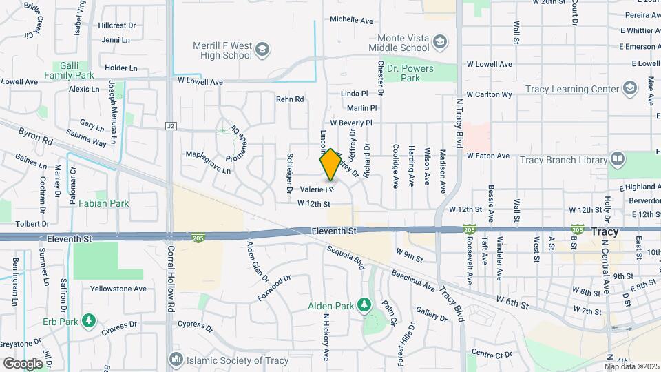1425 Valerie Ln Map and Location Details