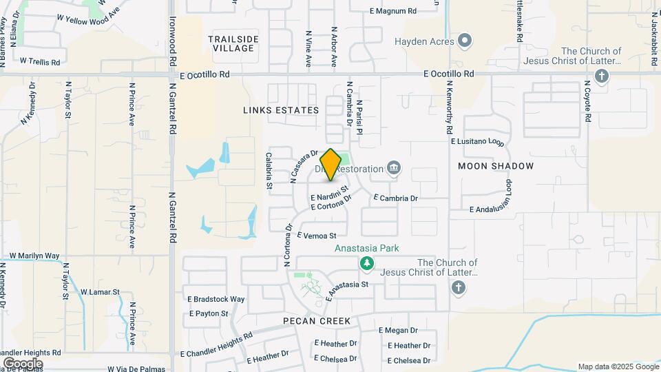 1027 E Monteleone St Map and Location Details