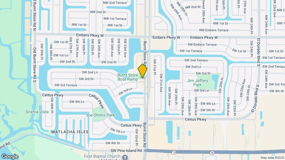 3201 SW 3rd Terrace Mapa y Detalles de la Ubicación