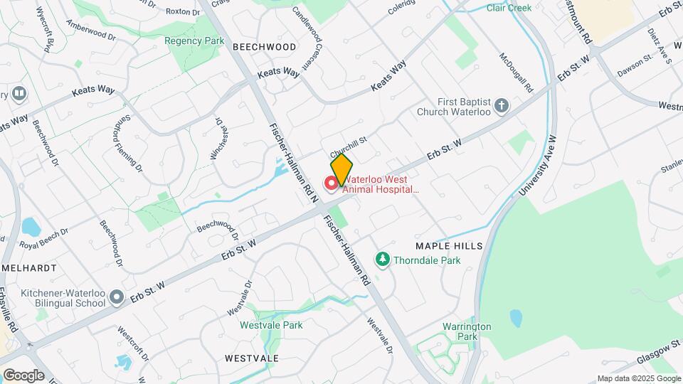 408 Erb St. W Map and Location Details