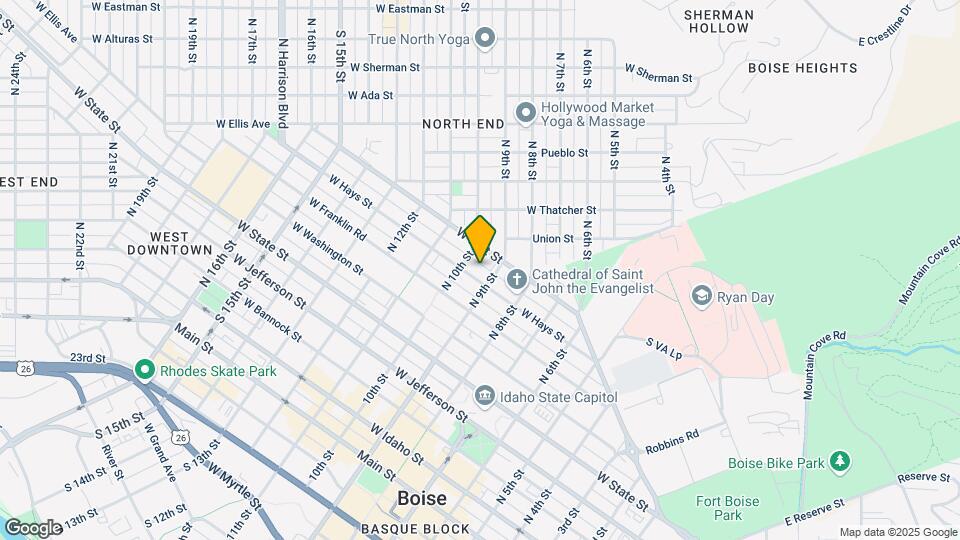 912 W Hays St-Unit -1 Map and Location Details