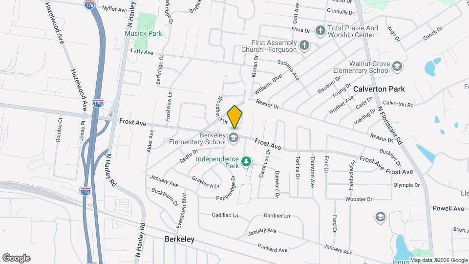 8317 Frost Ave Map and Location Details