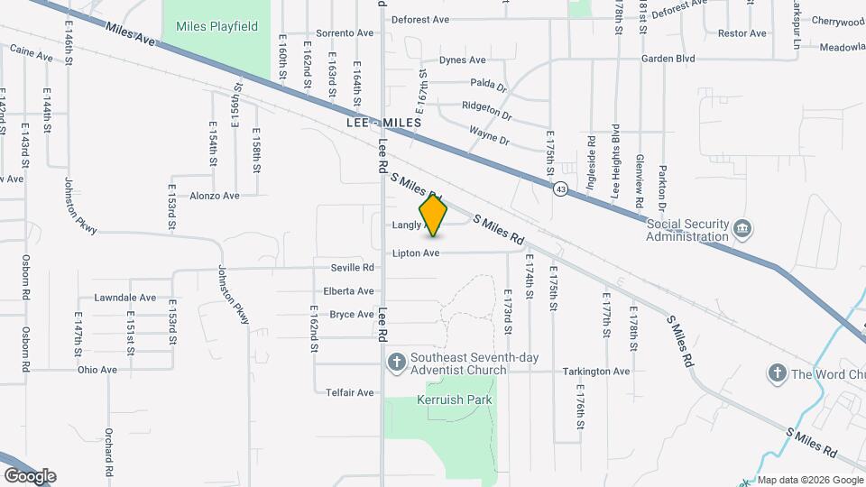 16805 Lipton Ave Map and Location Details