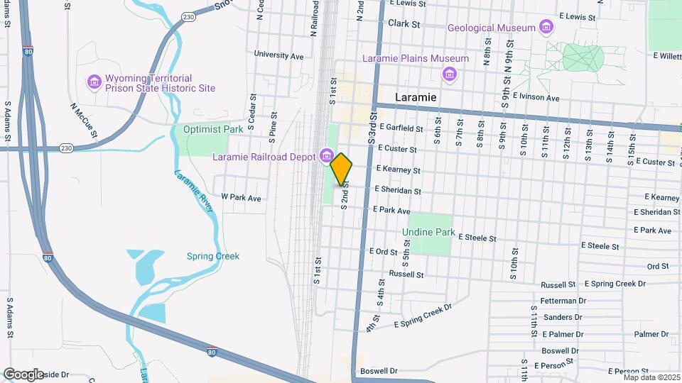 704 S 2nd St Map and Location Details