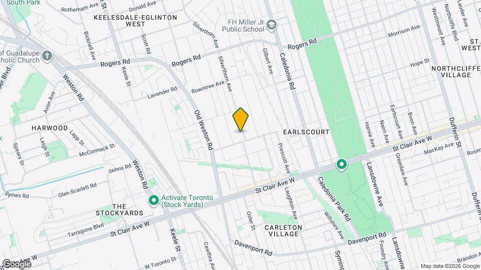 142 Silverthorn Ave Map and Location Details