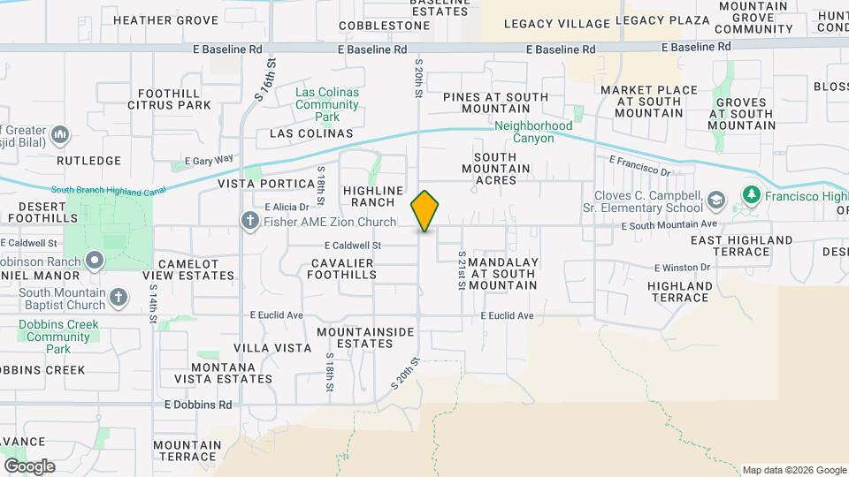 8409 S 20th St Map and Location Details