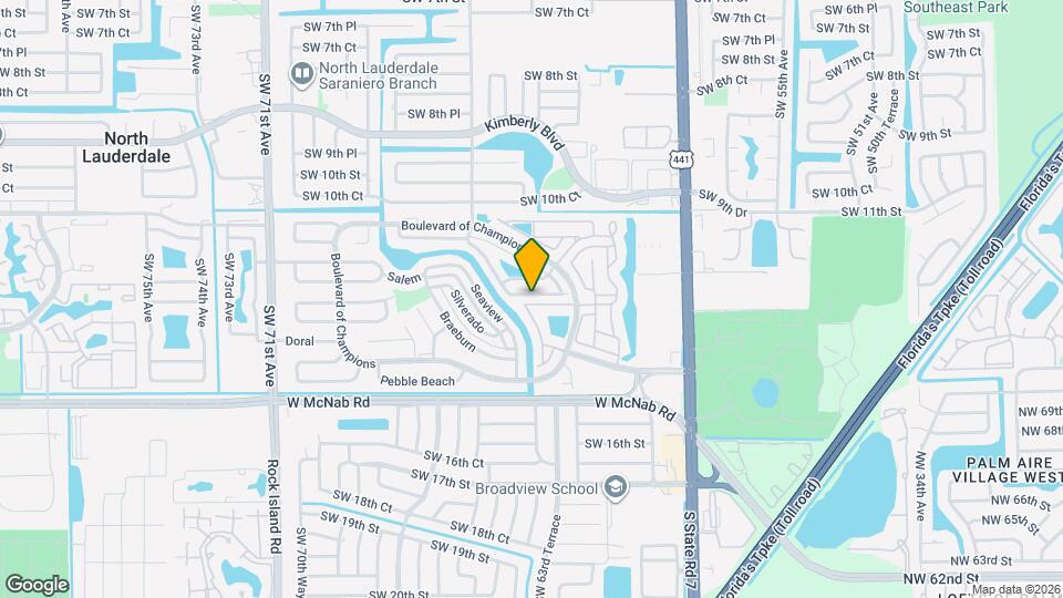 1321 E Glen Oak Rd Map and Location Details