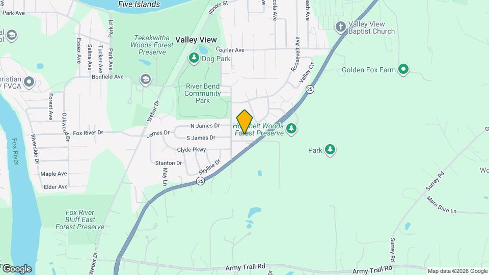 34W 657 Elm Ct Map and Location Details