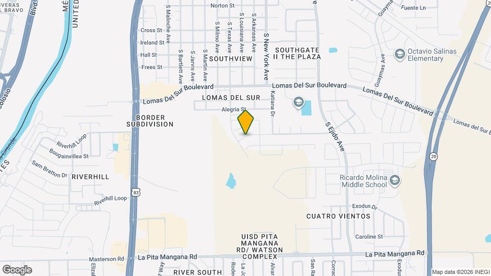 3709 Birge St Map and Location Details