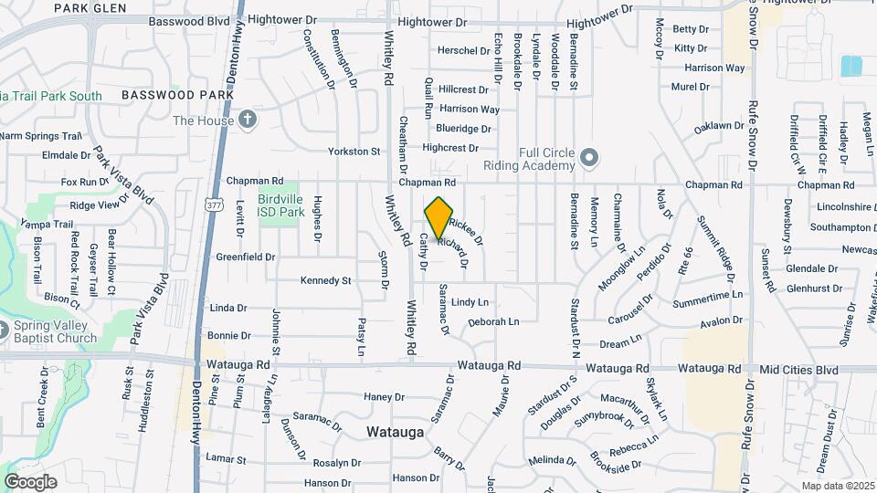 5908 Richard Dr Map and Location Details