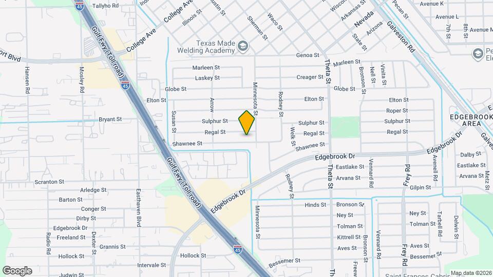 1115 Shawnee St Map and Location Details