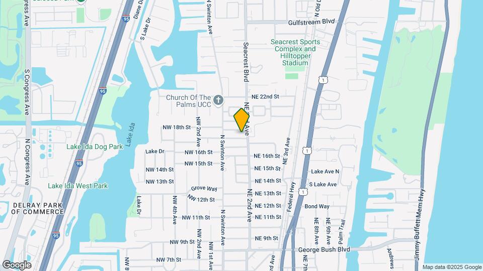 125 NE 17th St Map and Location Details