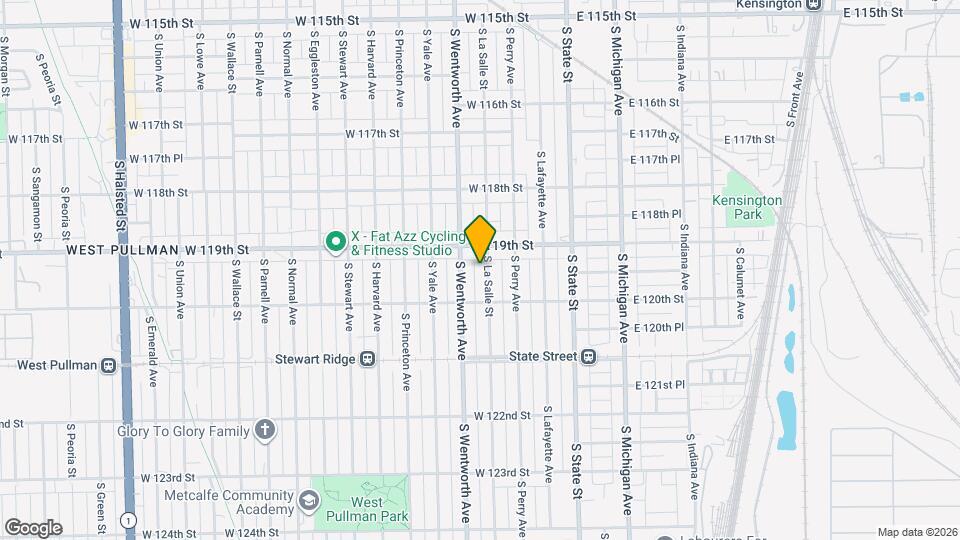 11926 S La Salle St Map and Location Details