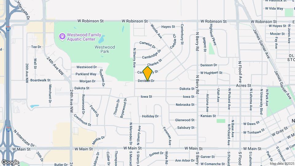 1622 Denison Dr Map and Location Details