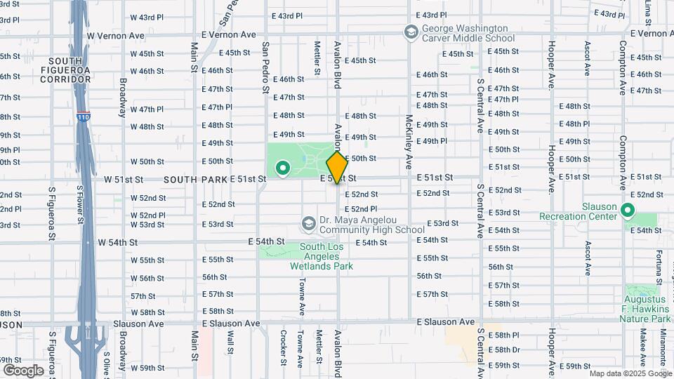 5115 S Avalon Blvd Map and Location Details