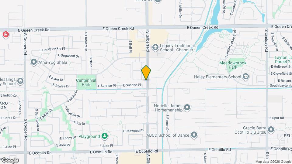 3332 S Gilbert Rd Map and Location Details