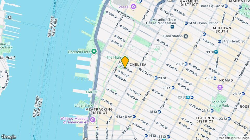 448 W 22nd St Map and Location Details