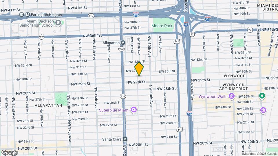 2925 NW 11th Ave Map and Location Details