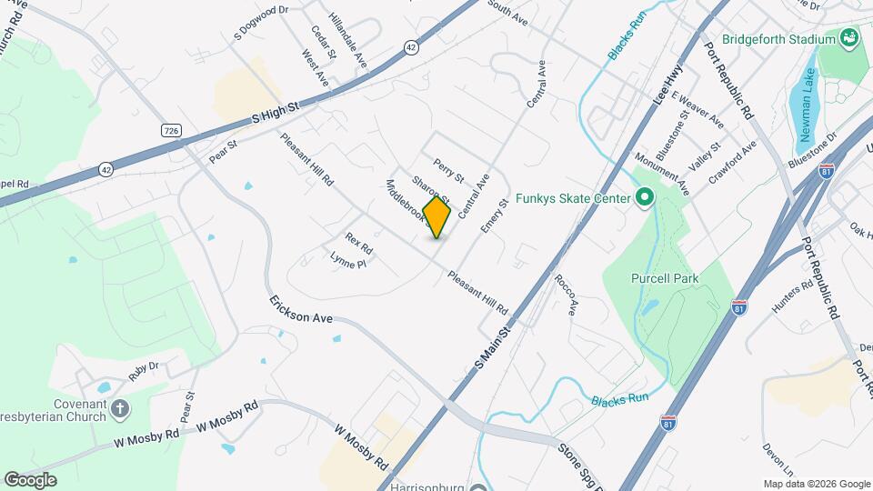 1753 Central Ave Map and Location Details