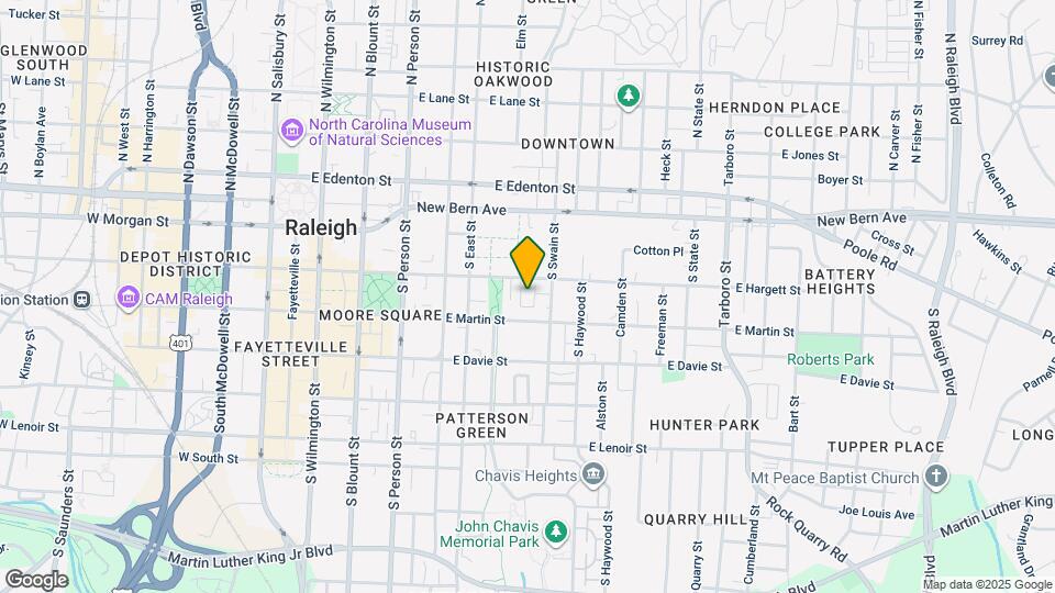 554 E Hargett St Map and Location Details